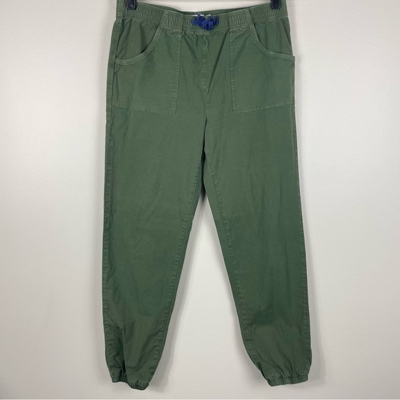 Vineyard Vines Joggers Girls 16 Green Cargo Pockets Preppy Elastic Hem Pants - Picture 1 of 7